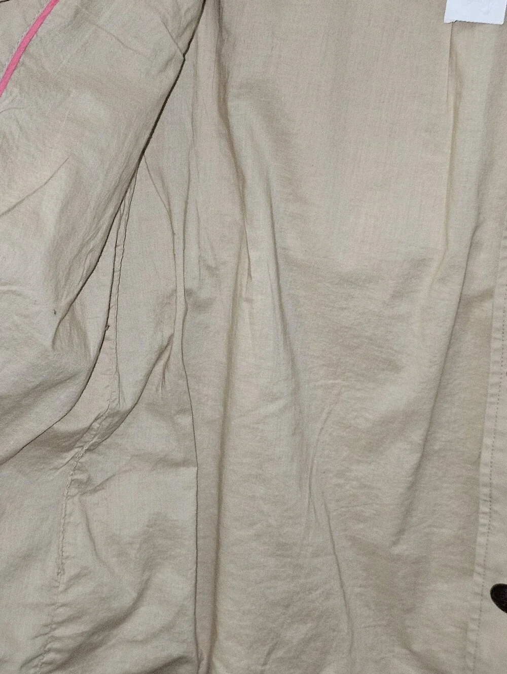 GAP Kids Beige Trench-Style Cape with Black Buttons Sz 8